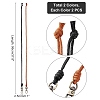 4Pcs 2 Colors Wax Cord Necklace Makings AJEW-PH0003-03-5