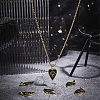 8Pcs Brass Enamel Pendants ZIRC-SC0001-24-4