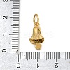304 Stainless Steel Micro Pave Cubic Zirconia Pendants SA-CBA1D2B-01G-H-3