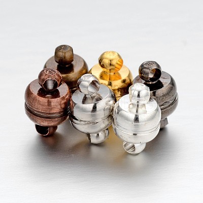 Brass Magnetic Clasps with Loops X-KK-H361-M-1