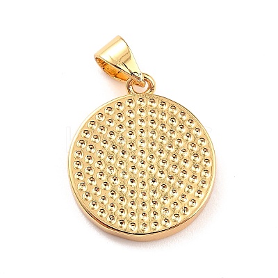 Brass Enamel Pendants KK-P209-03G-07-RS-1