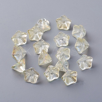 Electroplate Glass Beads EGLA-I012-A06-1