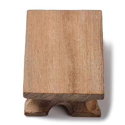 Wood Crystal Balls Display Pedestal DJEW-PW0009-032A-1