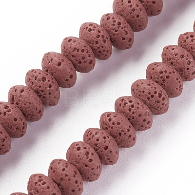 Natural Lava Rock Beads Strands G-F671-01A-10-1