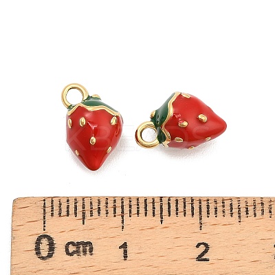 304 Stainless Steel Enamel Charms STAS-D384-04C-G-1