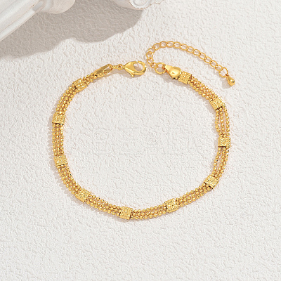 Brass Multi-layered Fashionable Anklets for Women RX8462-1