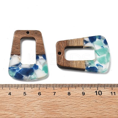 Resin and Walnut Pendants FIND-R051-02D-1