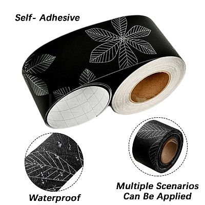 PVC Waterproof and Moisture-Proof Sticker DIY-WH20002-641A-1