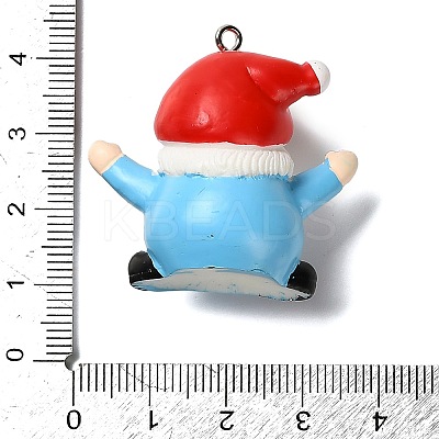 Christmas Theme Opaque Resin Pendants LS-RESI-I336-01P-09-1