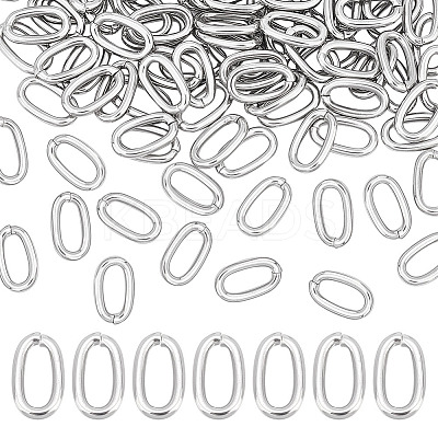 100Pcs 304 Stainless Steel Open Jump Rings STAS-PH0004-41-1