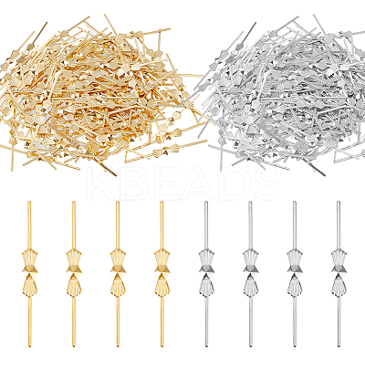 300Pcs 2 Colors Alloy Bowknot Buckles FIND-FH0009-85-1