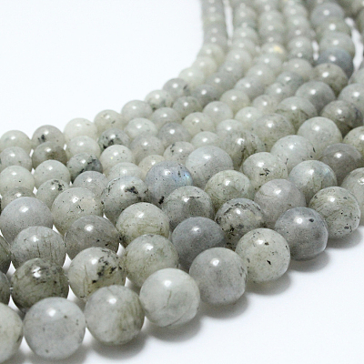 Natural Labradorite Beads Strands G-I199-15-6mm-1