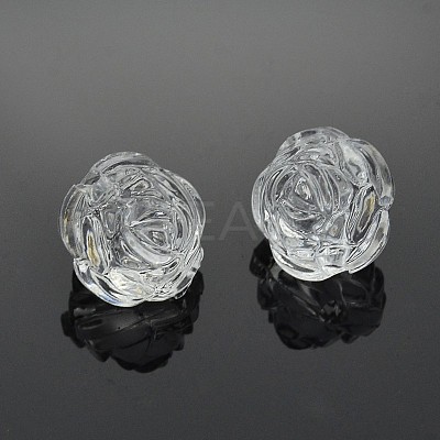 Transparent Clear Frosted Acrylic Beads LS-X-PL713Y-1-1