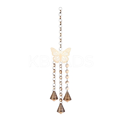Butterfly Hanging Crystal Chandelier Pendant LS-HJEW-M002-02-1