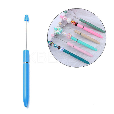 Plastic Beadable Pens DIY-Q036-01D-1