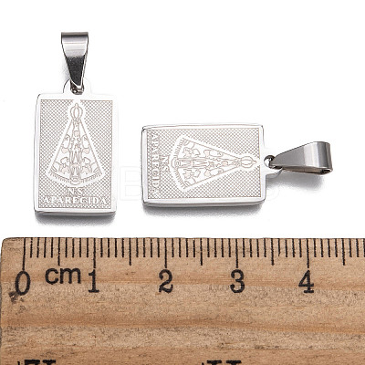 Non-Tarnish 304 Stainless Steel Pendants LS-STAS-M245-22P-1