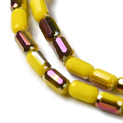Electroplate Glass Beads Strands EGLA-D031-01-22-1