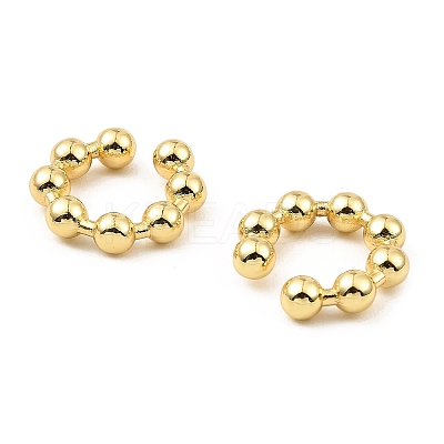 Rack Plating Brass Cuff Earrings EJEW-L261-012G-1