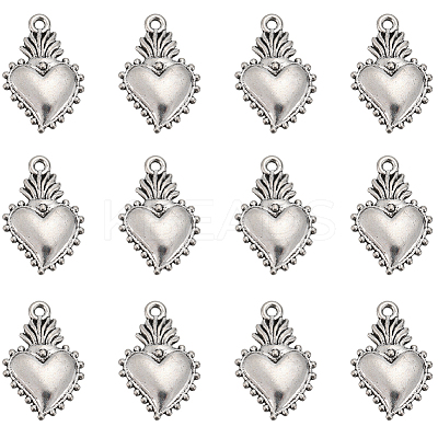 80Pcs Tibetan Style Alloy Pendants FIND-SC0007-74-1