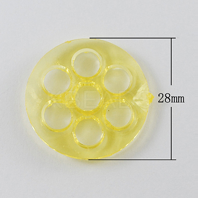 Transparent Acrylic Pendants TACR-R10-M-1