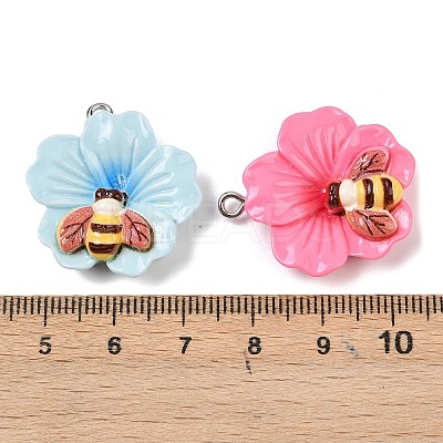 Resin Pendants RESI-I347-04P-02-1