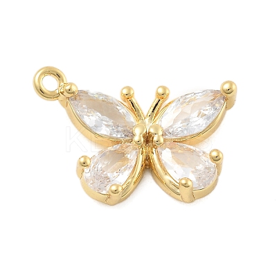 Brass Micro Pave Cubic Zirconia Pendants LS-KK-D283-24G-1