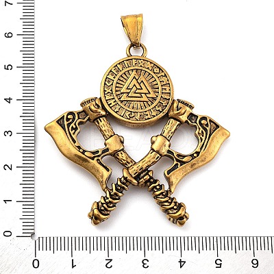 Viking 304 Stainless Steel Big Pendants LS-STAS-P367-02AG-1