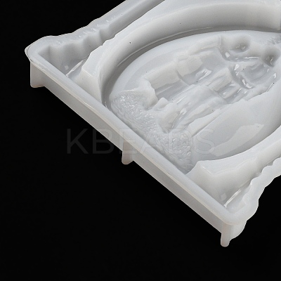 Valentine's Day Couple Sand Glass Shape Display Decoration DIY Silicone Statue Mold LS-DIY-K072-03-1