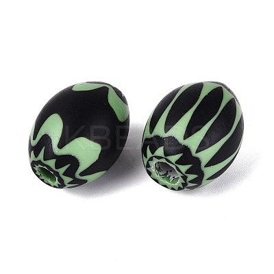 Handmade Millefiori Glass Barrel Beads LS-LA-N002-19D-1