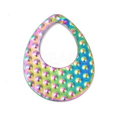 Ion Plating(IP) 304 Stainless Steel Pendants STAS-L268-001MC-1