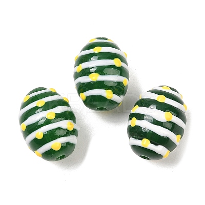Glass Imitation Jade Beads GLAA-L051-02H-1