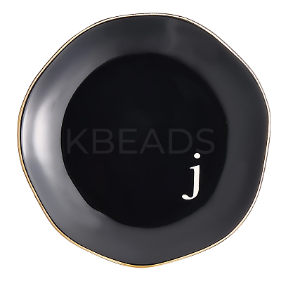 Round Ceramic Jewelry Dish AJEW-WH20067-015A-1