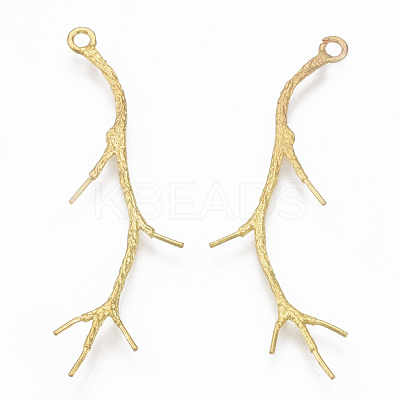 Brass Peg Bails Pendants KK-T040-164-NF-1