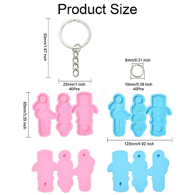 DIY DIY Cup Lid Dropping Adhesive Identification Label 40oz  Straw Fixing Label Plate Backpack Label Plate Silicone Making Kits DIY-CJ0002-75-1