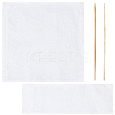 Cloth & Bamboo Sticks for Beach Chair Cloth Replacement Supplies AJEW-WH20018-05B-1-1