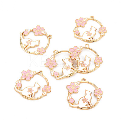 Eco-Friendly Alloy Enamel Pendants LS-ENAM-T011-60-NR-1