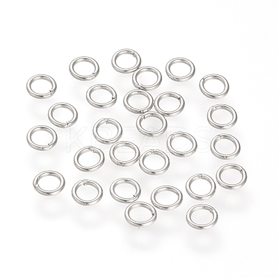 304 Stainless Steel Soldered Closed Jump Rings X-STAS-S066-16-6mm-1