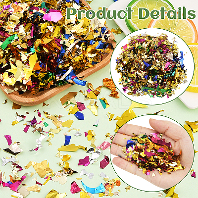 200G Aluminized Paper Confetti for Party Decorate Supplies DIY-SC0031-95-1