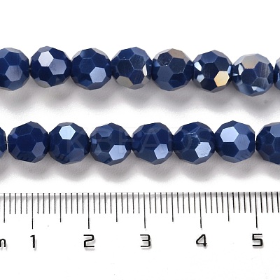 Opaque Glass Beads Stands EGLA-A035-P8mm-B09-1