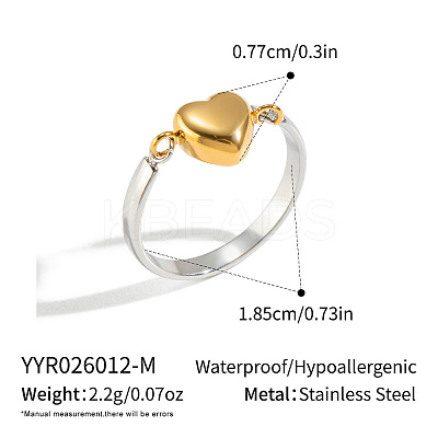 304 Stainless Steel Finger Rings for Women IM3958-2-1
