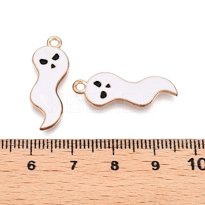 Halloween Theme Alloy Enamel Pendants PALLOY-N176-41A-RS-1