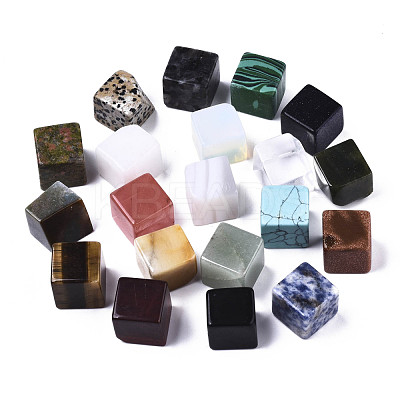 Natural & Synthetic Mixed Gemstone Beads G-N0327-006-1