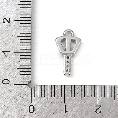 Brass Micro Pave Clear Cubic Zirconia Pendants LS-KK-L238-22P-1