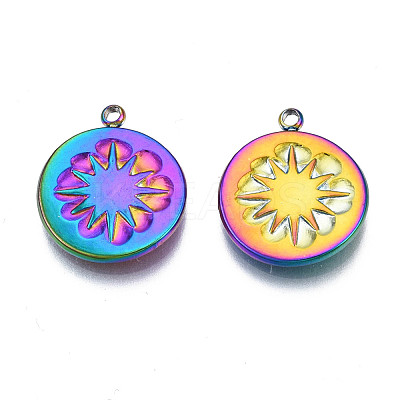 Ion Plating(IP) 304 Stainless Steel Pendants STAS-S119-129-1