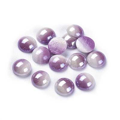 Opaque Glass Cabochons GGLA-S038-12C-8mm-1