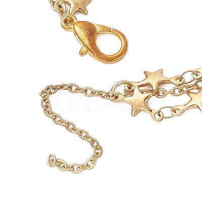 304 Stainless Steel Multi-layered Bracelets BJEW-JB12241-01-1