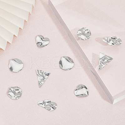50Pcs 5 Style304 Stainless Steel Pendant STAS-CA0001-69P-1