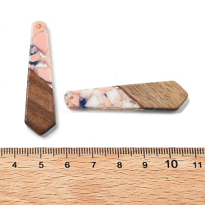 Resin and Walnut Pendants FIND-R051-06H-1
