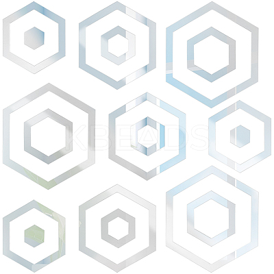 Acrylic Mirror Wall Stickers FIND-WH20019-45C-1