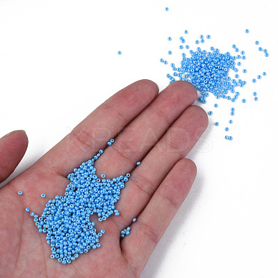 11/0 Czech Opaque Glass Seed Beads SEED-N004-003B-17-1